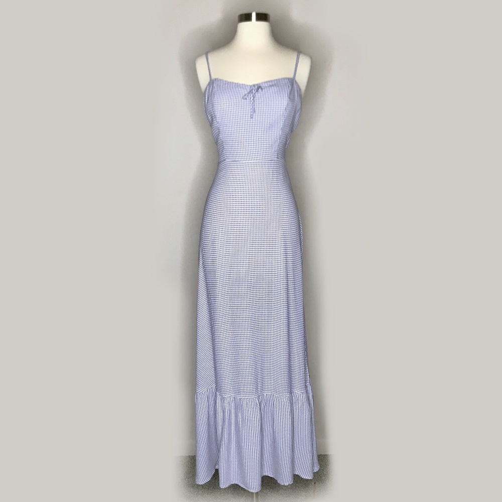 Reformation Prairie Dress in Jane Gingham
